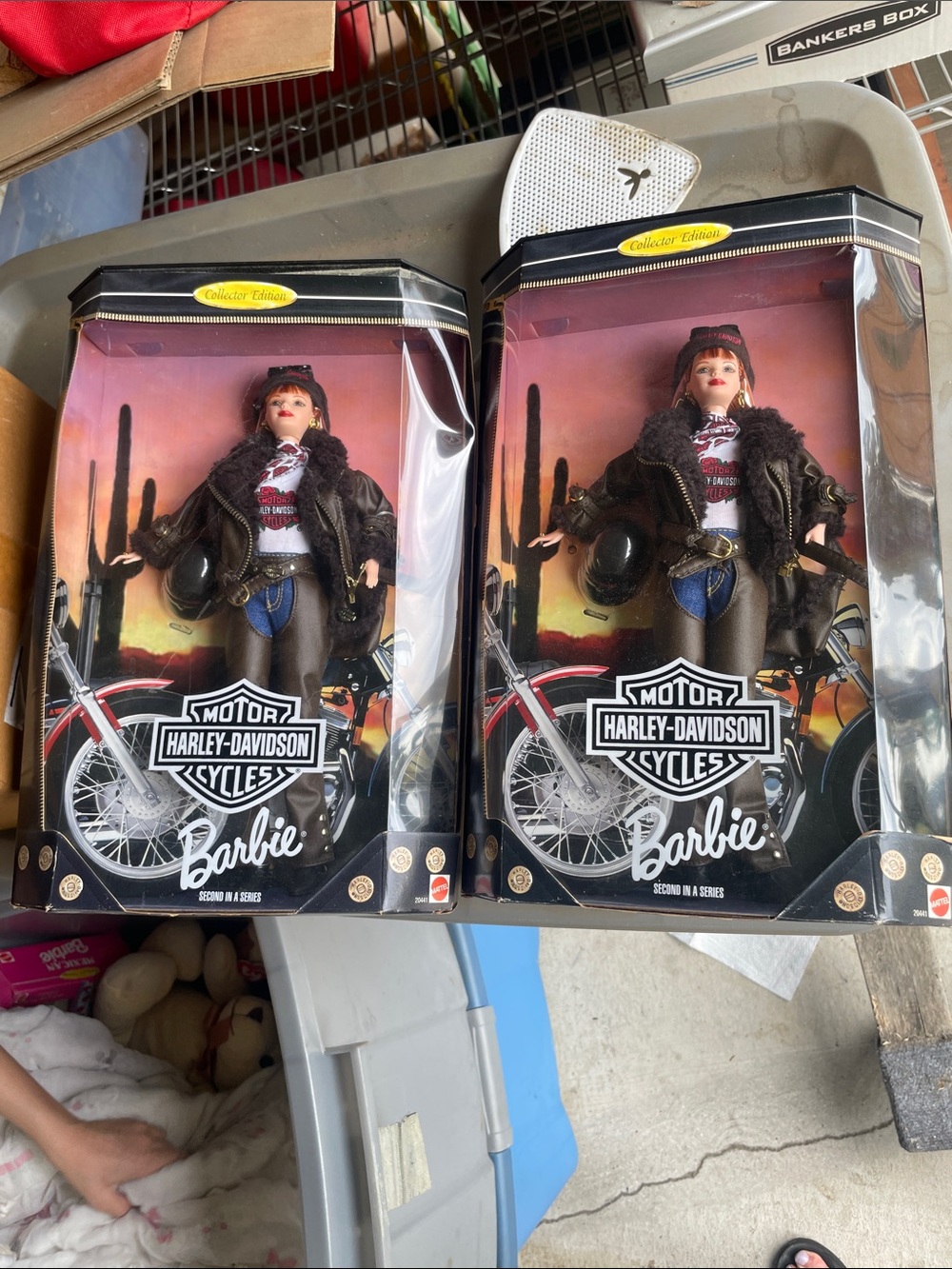 Harley-Davidson Barbie Collector Edition Doll - Brown Jacket & Blue Jeans